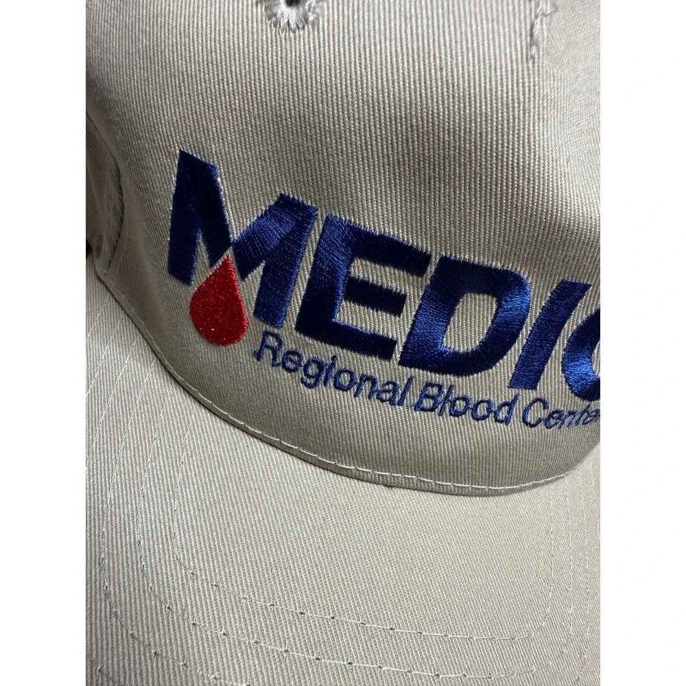 Medic Regional Blood Center Hat Cobra Caps Beige Adjustable Baseball Cap‎